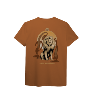Nome do produtoCamiseta (Algodão Peruano) - A Very Nervous Lion (Leão Covarde)
