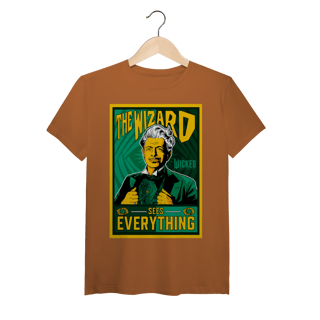 Nome do produtoCamiseta (Algodão Peruano) - The Wizard Sees Everything
