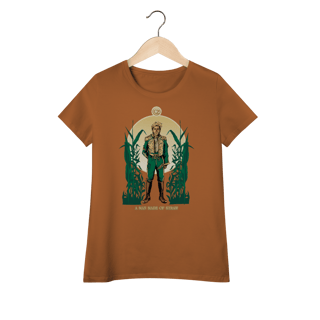 Nome do produtoCamiseta Feminina (Algodão Peruano) - A Man Made Of Straw (Fiyero/Espantalho)