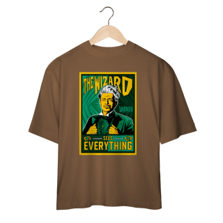 Nome do produtoCamiseta Oversized - The Wizard Sees Everything