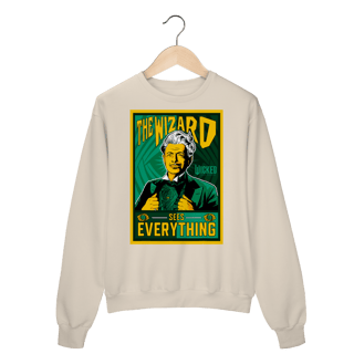 Nome do produtoMoletom Fechado - The Wizard Sees Everything