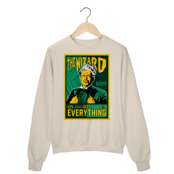 Moletom Fechado - The Wizard Sees Everything