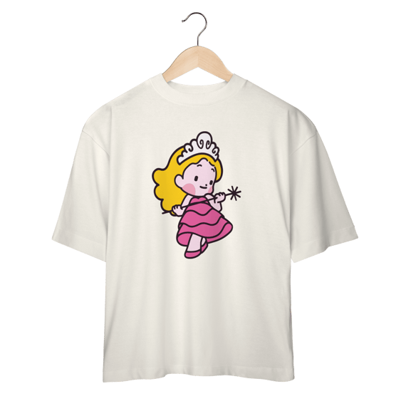 Camiseta Oversized - Glinda Chibi
