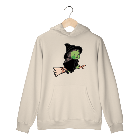 Moletom Canguru - Elphaba Chibi