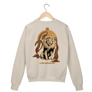Nome do produtoMoletom Fechado - A Very Nervous Lion (Leão Covarde)