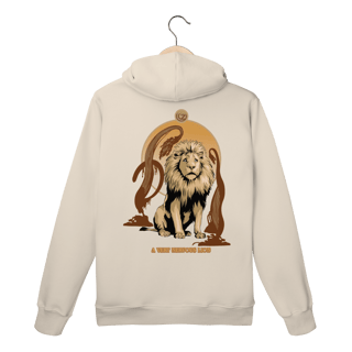 Nome do produtoMoletom Canguru - A Very Nervous Lion (Leão Covarde)