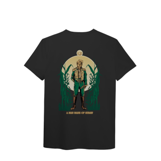 Nome do produtoCamiseta (Algodão Peruano) - A Man Made Of Straw (Fiyero/Espantalho)