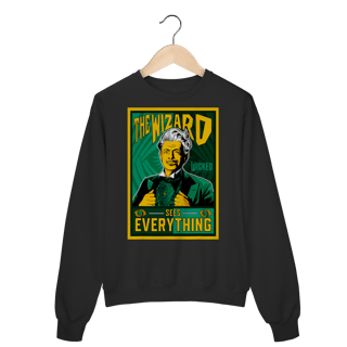 Nome do produtoMoletom Fechado - The Wizard Sees Everything