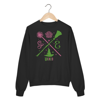 Nome do produtoMoletom Fechado - Glinda & Elphaba Icons