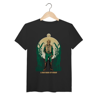Nome do produtoCamiseta (Algodão Peruano) - A Man Made Of Straw (Fiyero/Espantalho)