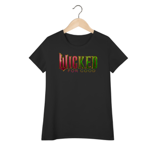 Nome do produtoCamiseta Feminina (Algodão Peruano) - Wicked: For Good