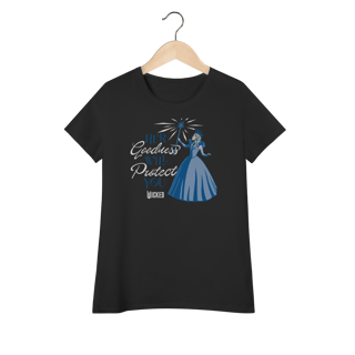 Nome do produtoCamiseta Feminina (Algodão Peruano) - Her Goodness Will Protect You