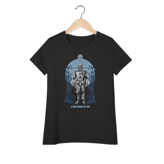 Nome do produtoCamiseta Feminina (Algodão Peruano) - A Man Made Of Tin (Homem de Lata)