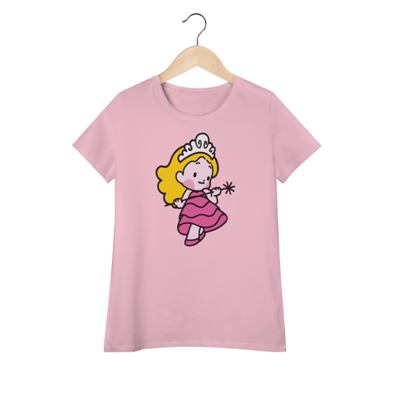 Camiseta Feminina (Algodão Peruano) - Glinda Chibi