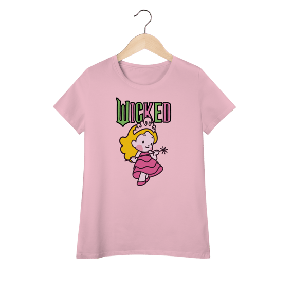 Camiseta Feminina (Algodão Peruano) - Glinda Chibi