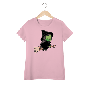 Nome do produtoCamiseta Feminina (Algodão Peruano) - Elphaba Chibi