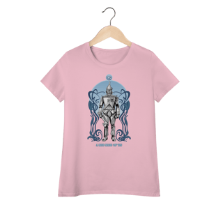 Nome do produtoCamiseta Feminina (Algodão Peruano) - A Man Made Of Tin (Homem de Lata)