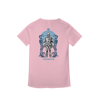 Nome do produtoCamiseta Feminina (Algodão Peruano) - A Man Made Of Tin (Homem de Lata)