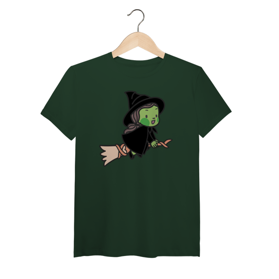 Camiseta (Algodão Peruano) - Elphaba Chibi