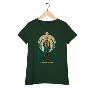 Nome do produtoCamiseta Feminina (Algodão Peruano) - A Man Made Of Straw (Fiyero/Espantalho)