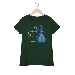 Nome do produtoCamiseta Feminina (Algodão Peruano) - Her Goodness Will Protect You