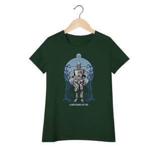Nome do produtoCamiseta Feminina (Algodão Peruano) - A Man Made Of Tin (Homem de Lata)