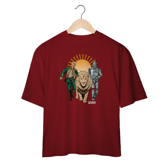 Camiseta Oversized - Friends Of The Yellow Brick Road