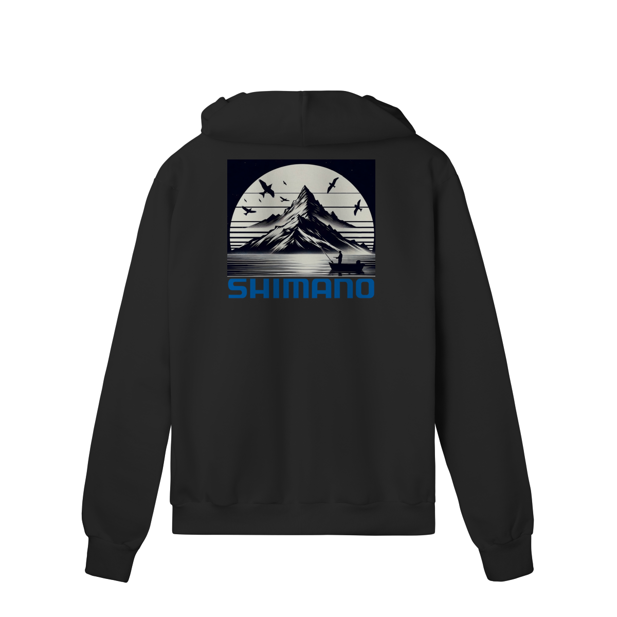 Nome do produto: Moletom Prime Com Zíper SHIMANO BACKGROUD