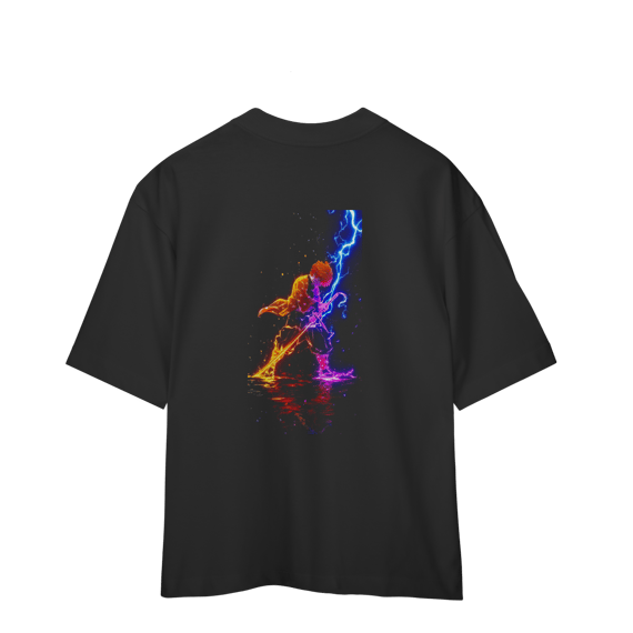 T-shirt Oversized Zenitsu Kimetsu no Yaiba