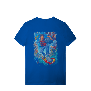 Nome do produto T-shirt Premium Unissex De volta para o Futuro III