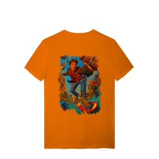 Nome do produto T-shirt Premium Unissex De volta para o Futuro III