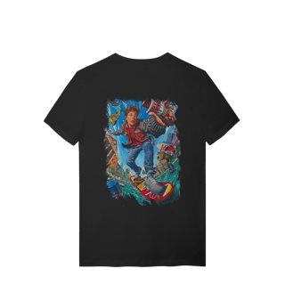 Nome do produto T-shirt Premium Unissex De volta para o Futuro III