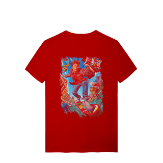 Nome do produto T-shirt Premium Unissex De volta para o Futuro III