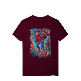 Nome do produto T-shirt Premium Unissex De volta para o Futuro III
