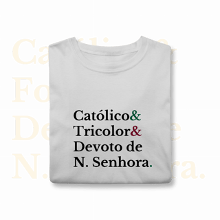 Nome do produto Católico e Tricolor