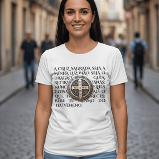 Medalha de São Bento - Baby Look