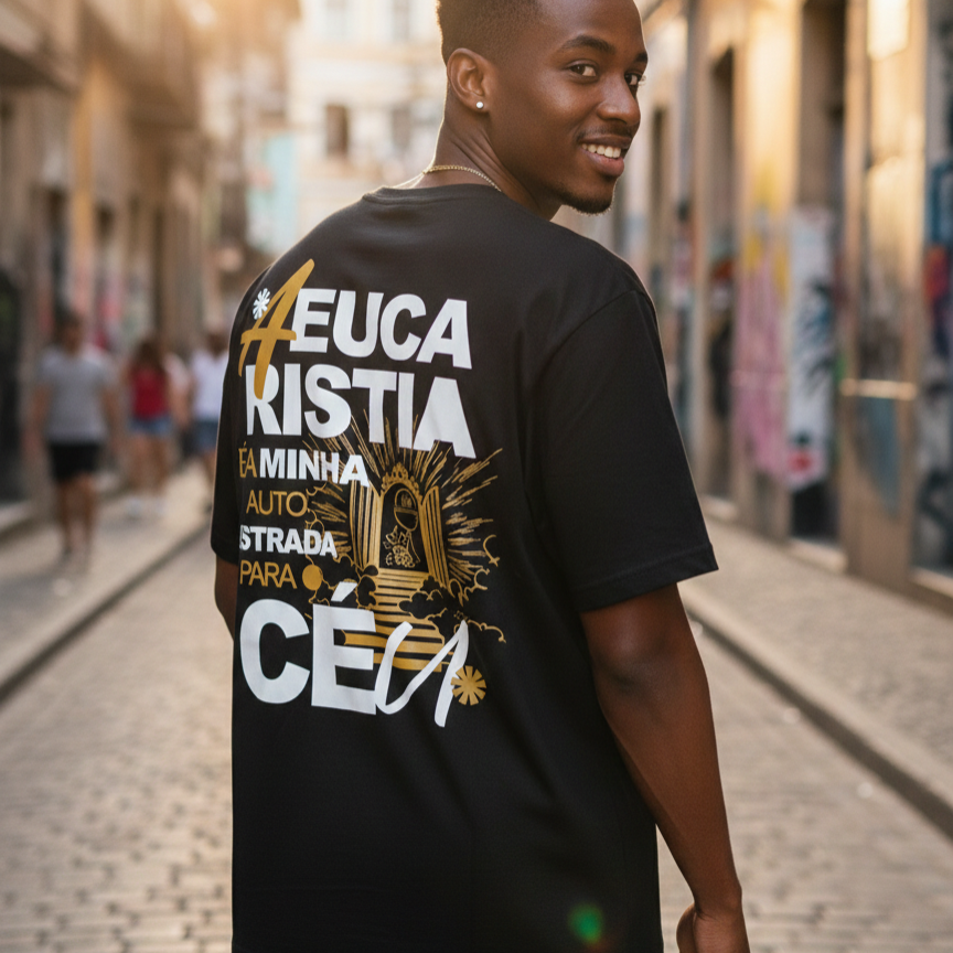 Nome do produto: Eucaristia - Carlo Acutis - Oversized