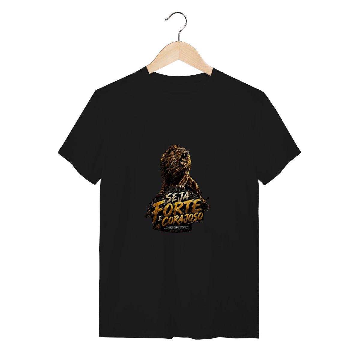 Nome do produto: Camiseta Seja Forte e Corajoso – Josué 1:9