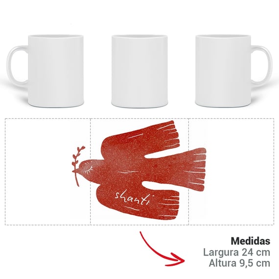 Shanti - Paz - Caneca