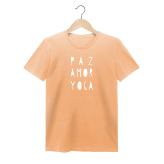 Nome do produto Paz, Amor e Yoga - Baby Long Estonada
