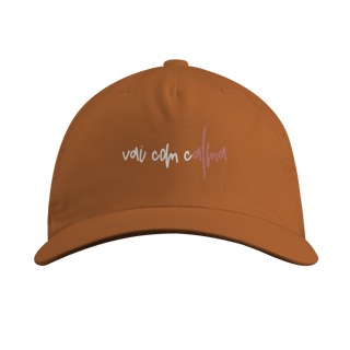 Nome do produto Vai com (c)Alma - Boné