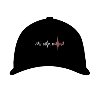 Nome do produto Vai com (c)Alma - Boné