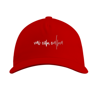 Nome do produto Vai com (c)Alma - Boné