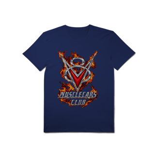 Nome do produto Camiseta V8 Muscle Car Club PIMA – Potência, Tradição e Sofisticação!
