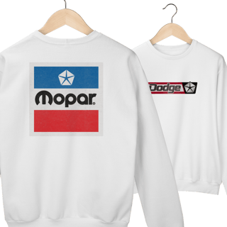 Nome do produto Moletom Prime Canguru Dodge Vintage – Mopar Dodge Edition - Unissex