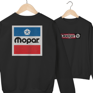 Nome do produto Moletom Prime Canguru Dodge Vintage – Mopar Dodge Edition - Unissex