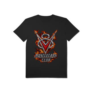 Nome do produto Camiseta V8 Muscle Car Club PIMA – Potência, Tradição e Sofisticação!