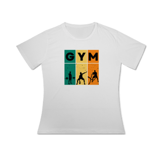 Nome do produto Baby look Sport Dry Uv Estampa 