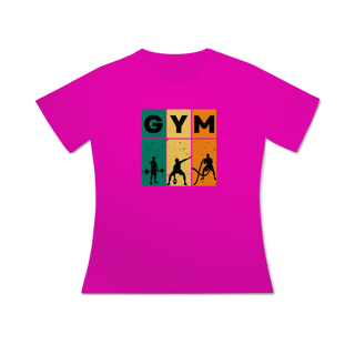 Nome do produto Baby look Sport Dry Uv Estampa 