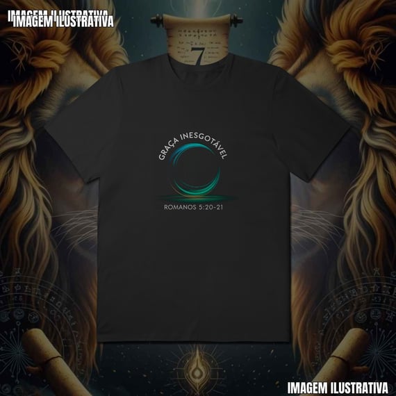 T-Shirt Plus Size Graça Inesgotável
